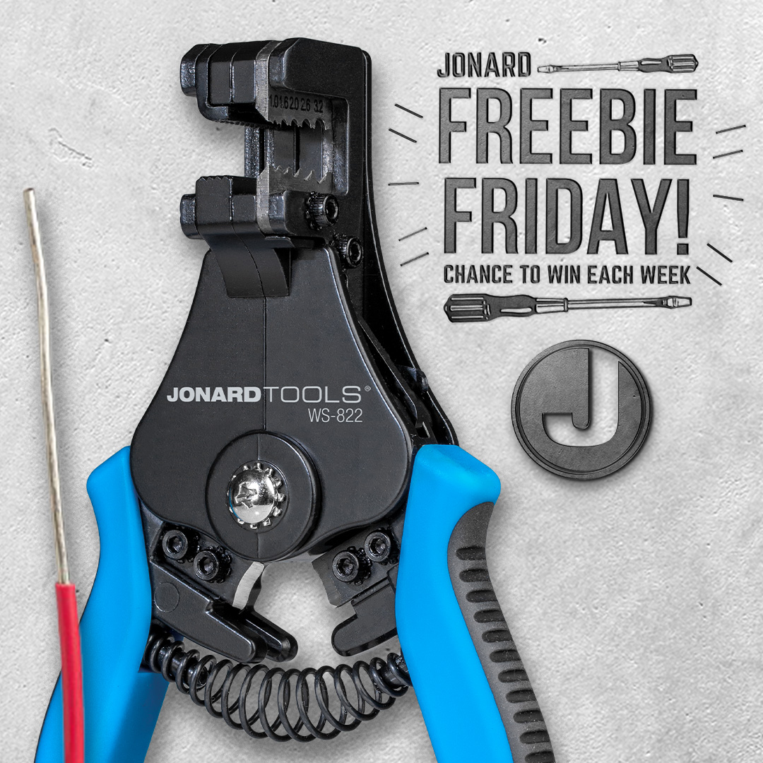 JonardTools's tweet image. It&apos;s #FreebieFriday!

Enter to win our #MustHave Wire Stripper &amp;amp; Cutter, 8-22 AWG (WS-822)!

1️⃣ Follow us on Twitter!
2️⃣ Like our Freebie Friday post
3️⃣ Retweet this post

The winner will be announced 9/9!

#JonardTools #MadeForLife #ToolsAddict #PerfectTools #Cabling #CableLife
