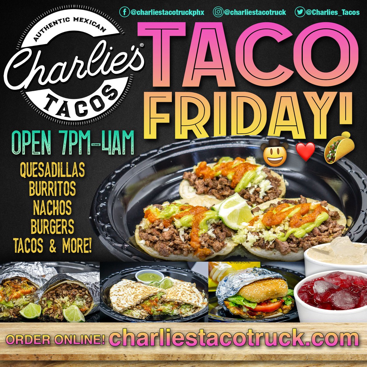 Charlie's Tacos 🤠 ️🌮 (Charlies_Tacos) Twitter