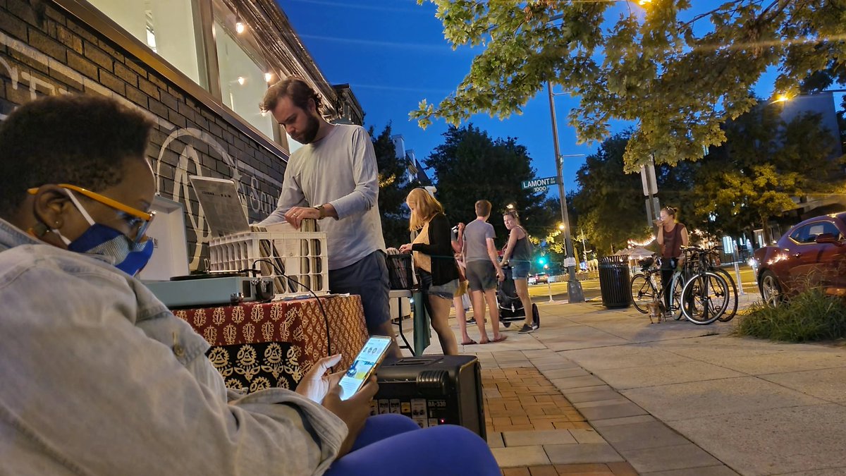 Last Evening 9/2 at <a href="/oddprovisions/">Odd Provisions</a> for <a href="/ChocolateCityRX/">Chocolate City Rocks</a> "The Record Deal" w/ DC Historian and Cultural Preservationist <a href="/Springlekes/">Kimberly E. Springle</a>.

We'll be there today too 9/3 @ 5pm.
Great Deals on Vintage Vinyl and then there's...

The Vibe.

#blackrockstarsuperhero
#ChocolateCityRocks