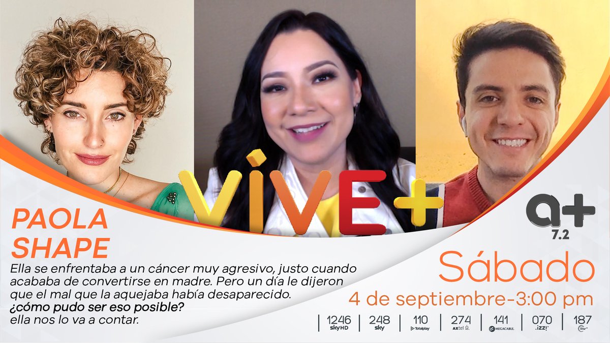 vivemastv's tweet photo. ¡La historia de @paolashape es digna de escucharse una y otra vez! Escucha como superó el #linfomadehodgkin mañana en nuestro programa por YouTube 🔴https://t.co/xF7P2ot4BS https://t.co/E6cDf4VOGc
