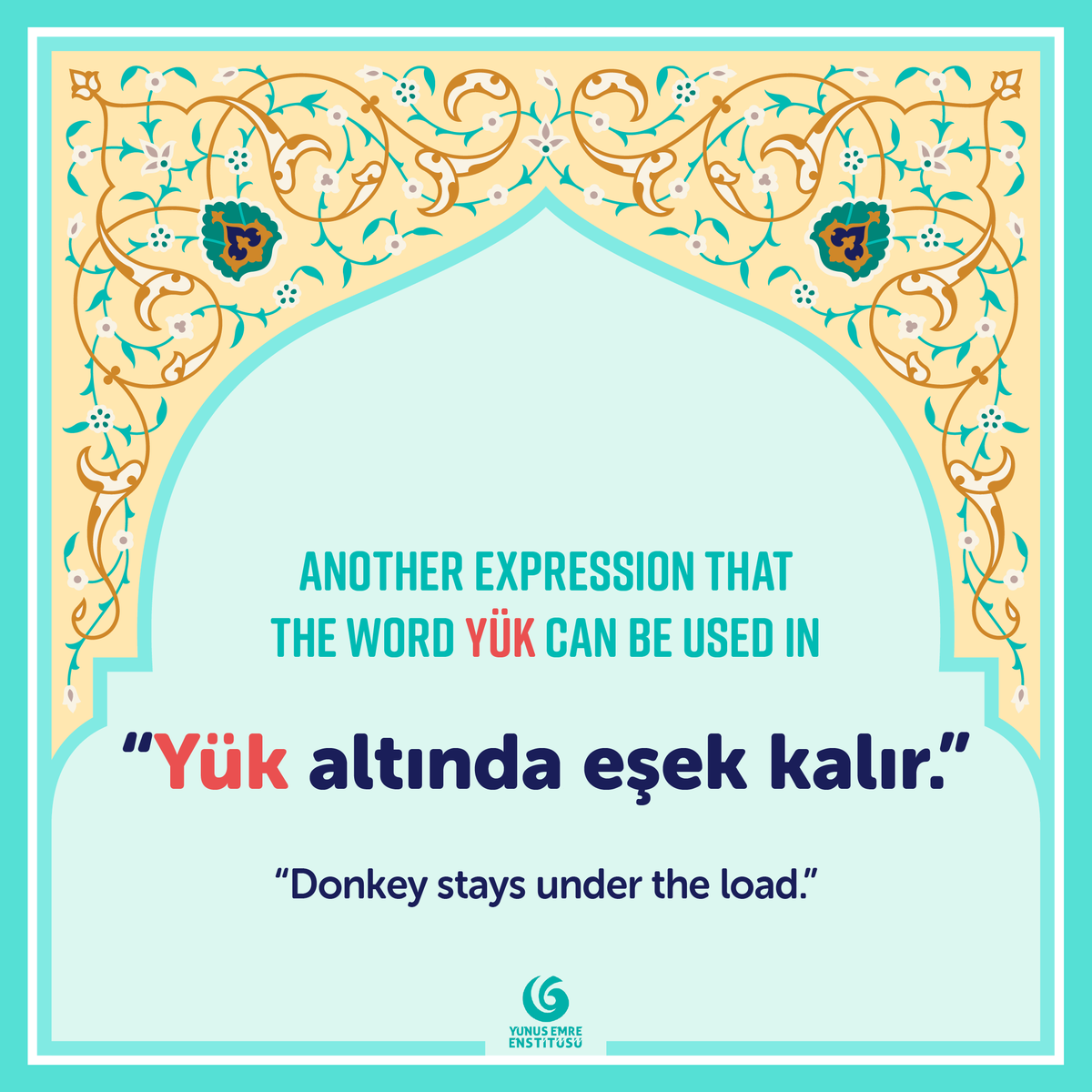 yeeamerika's tweet photo. 🇹🇷 ❝Koça boynuzu yük değil❞

🇺🇸 ❝Its horn is not a burden to the ram❞

#MerhabaMonday #TurkishIdioms 
#NewLanguage #TurkishCulture https://t.co/ZYHzWzJFU3