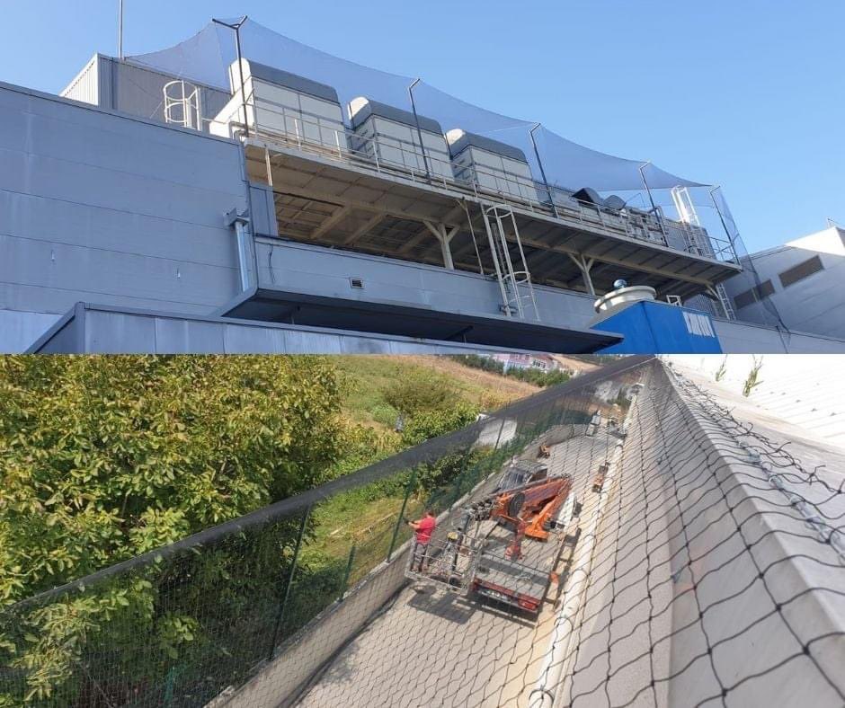 Kuş Ağı POLİETİLEN (19*19mm) iplik düğümlü olarak üretilir.File Aralığı 19*19 mm Güneş veya ultraviyole ışığa dayanıklı uzun ömürlü ürünlerdir.Kuş filesi Montaj aparatları: Uzun Ömürlü 1. Sınıf-HDPE polietilenden imal edilmiştir•Kuşa herhangi bir zarar vermez. #kuşağı #kuşfile