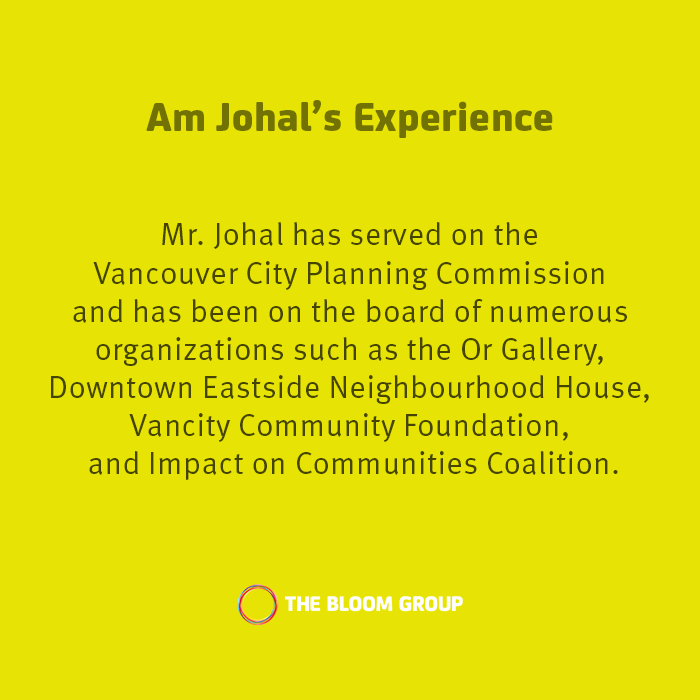 bloomgrp's tweet photo. Meet @amjohal Board Member at The Bloom Group since 2018. With years of experience working within the #provincialgovernment and #education sector, The Bloom Group is fortunate to have him on our team.

Learn more about our Board members at https://t.co/tcrz25Ho0z

#nonprofit https://t.co/2ZTmrMEBfi