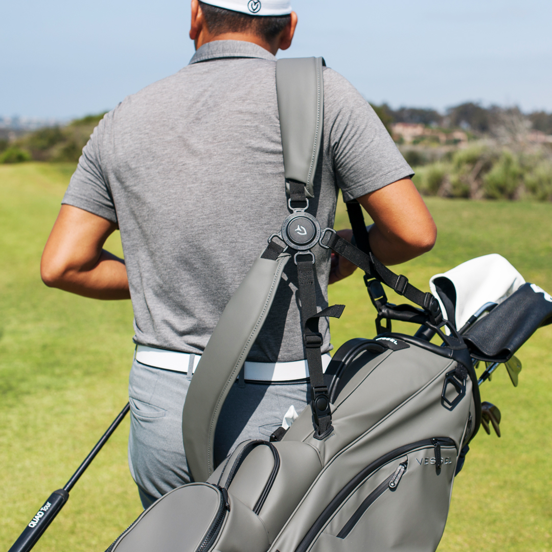 rose gold vessel golf bag