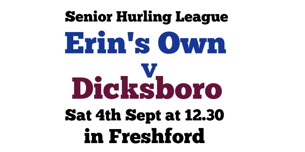 ErinsOwnGaa's tweet photo. Well done to the U13's. Next up Callan in the semi final. Few more games coming up on Saturday &amp; Sunday.
@Squareroot_ie https://t.co/hmusFlbWKc