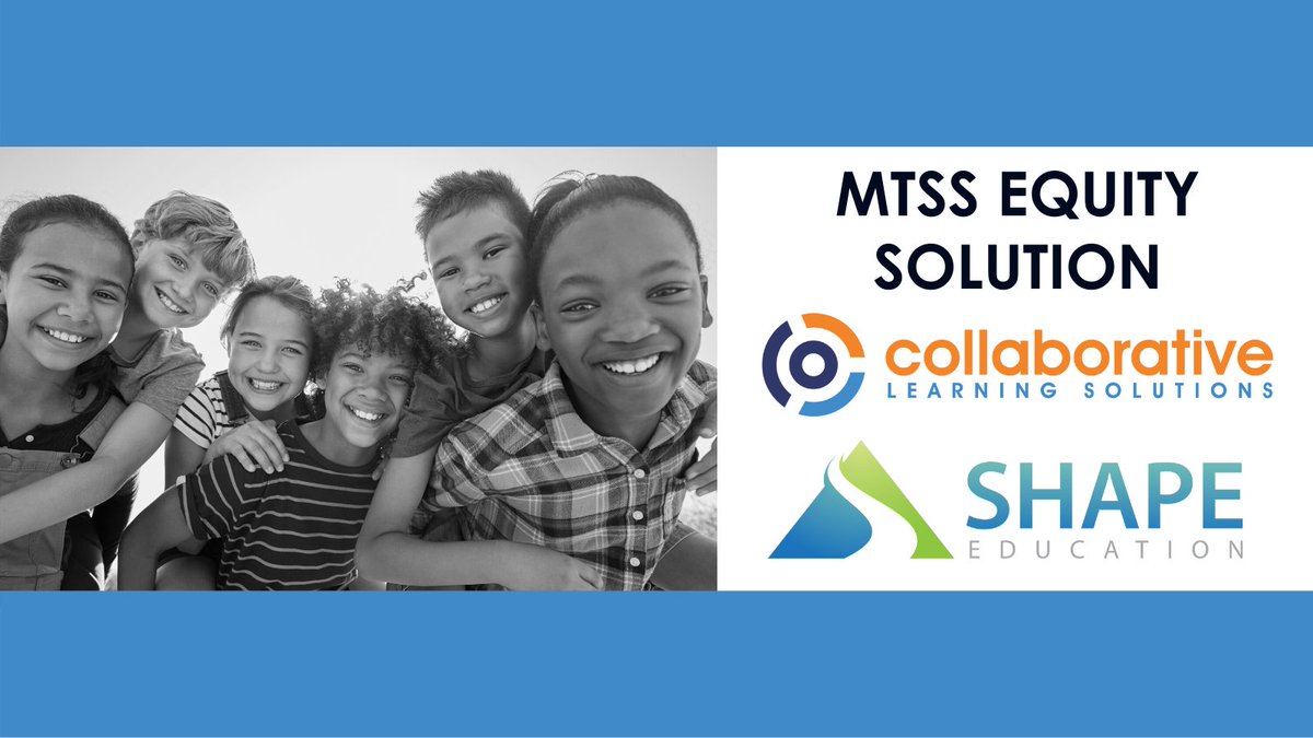 Together in partnership with SHAPE Education (shapemydistrict.com) and using their data management system, we provide comprehensive support for integrated MTSS structures and data for decision-making and monitoring.
Contact us about our solutions &amp; tiered systems of support!