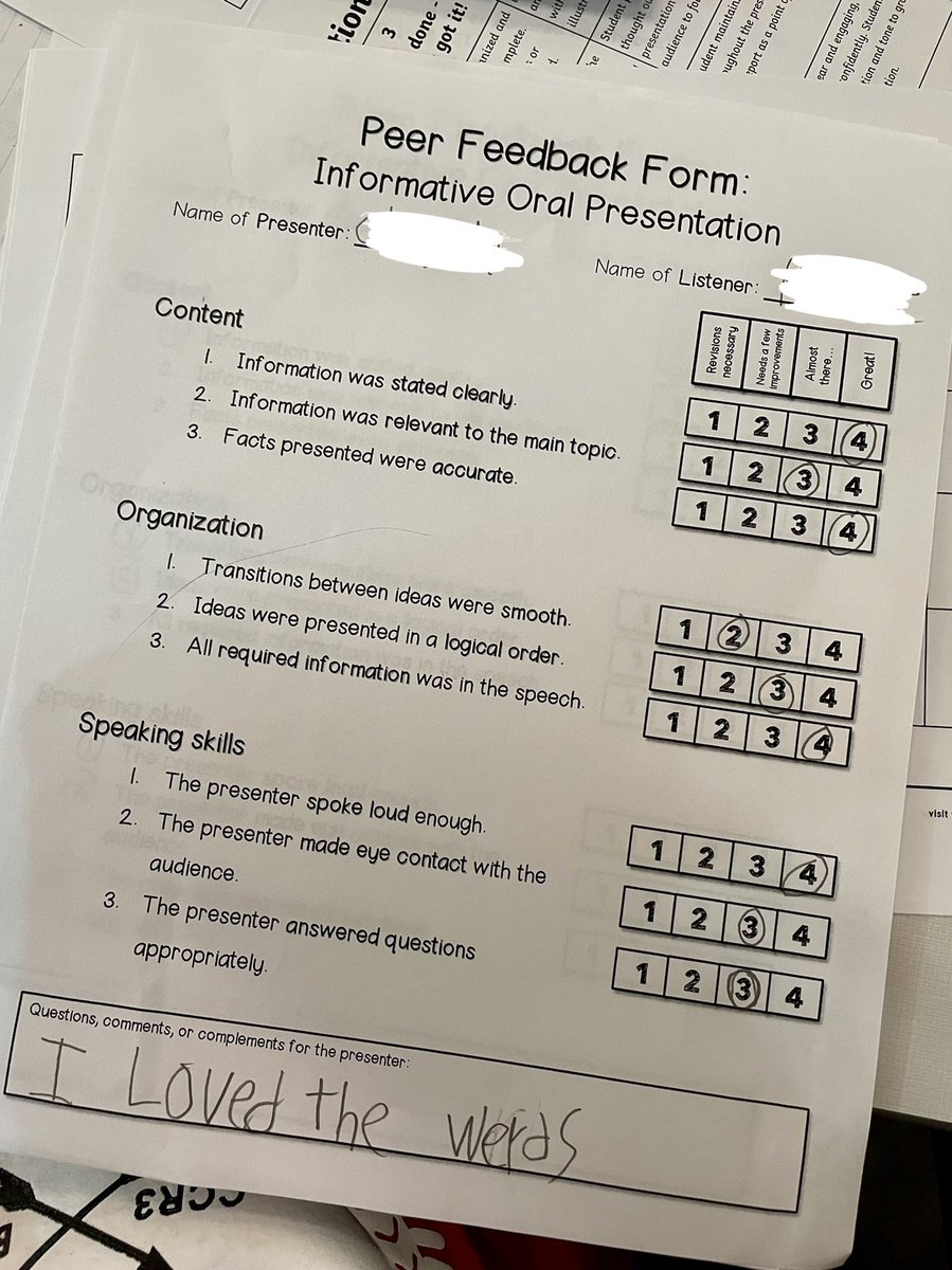 Ss presented their projects on digital citizenship today. Their classmates also gave some great peer feedback. First round of presentations for the year and it is clear that these kids are going to go far! I’m so impressed!! #MrsObieGrade3 <a href="/EllisElementary/">Ellis Elementary</a> #TigerLegacy