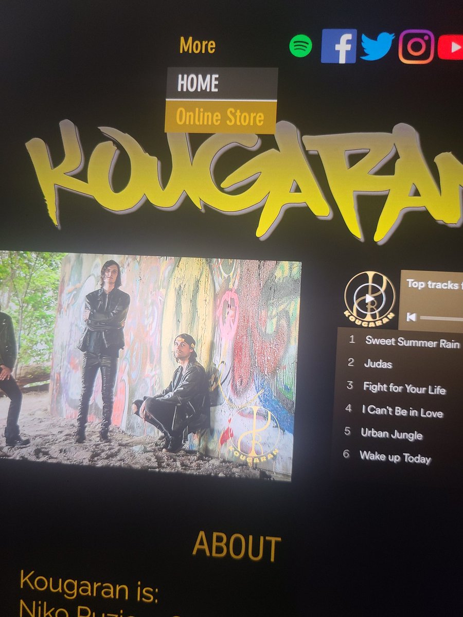 Our online store is up! kougaran.com 
#merchsales #onlinestore #spreadtheword #supportlocalbands #supportlocalmusic #wix #ecwid