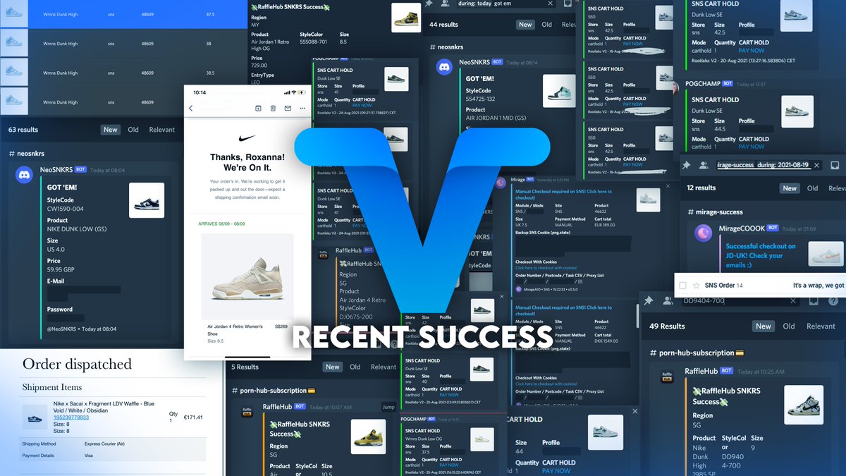 Bella Young (@vertigoproxies) on Twitter photo Here's some of the recent success our users have experienced 🤯
To celebrate, we're hosting a 3GB giveaway of our residential proxies in the Vertigo server (link in bio) 🎁 Here's some of the recent success our users have experienced 🤯
To celebrate, we're hosting a 3GB giveaway of our residential proxies in the Vertigo server (link in bio) 🎁