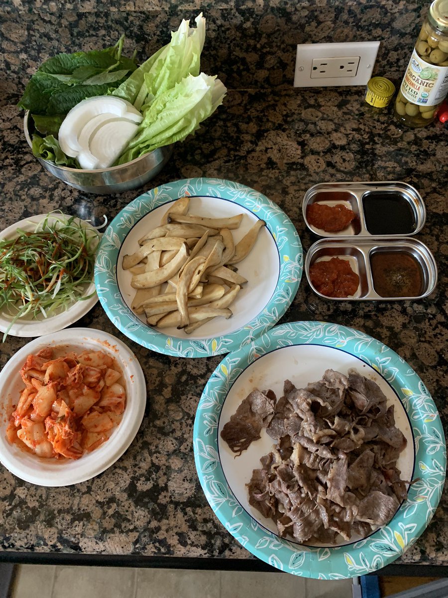 We go into the weekends w 고기 &amp; 🍺