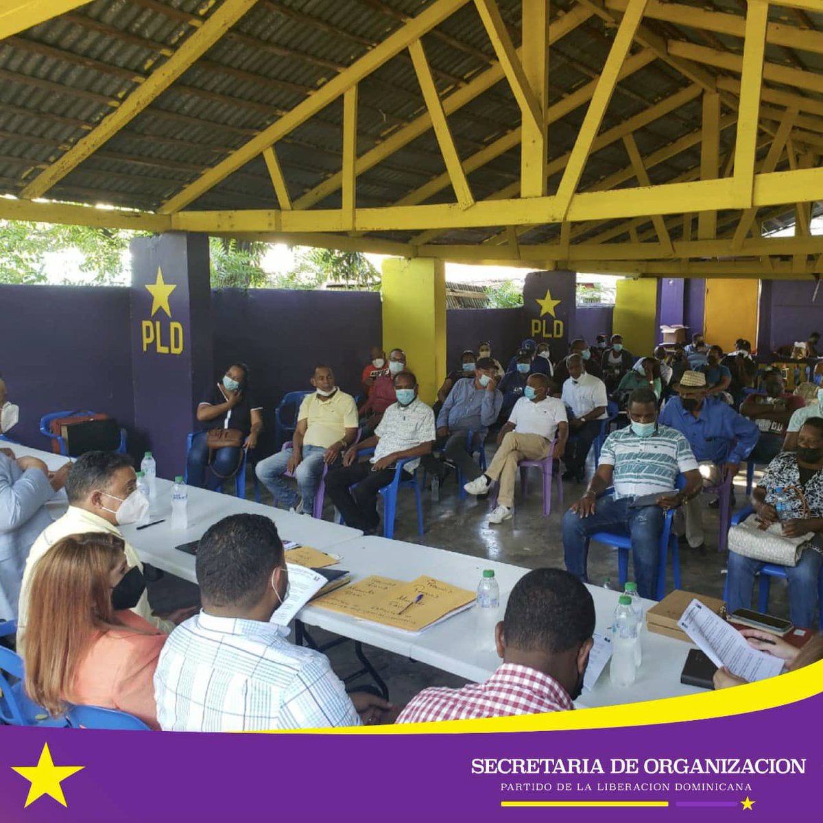 PLDORG's tweet photo. La Secretaría de Organización del Partido de la Liberación Dominicana (PLD) está recorriendo el país, en esta ocasión la provincia Peravía, estructura partidaria presente. #SOPLD #CILOE https://t.co/x1CCzCwa6r