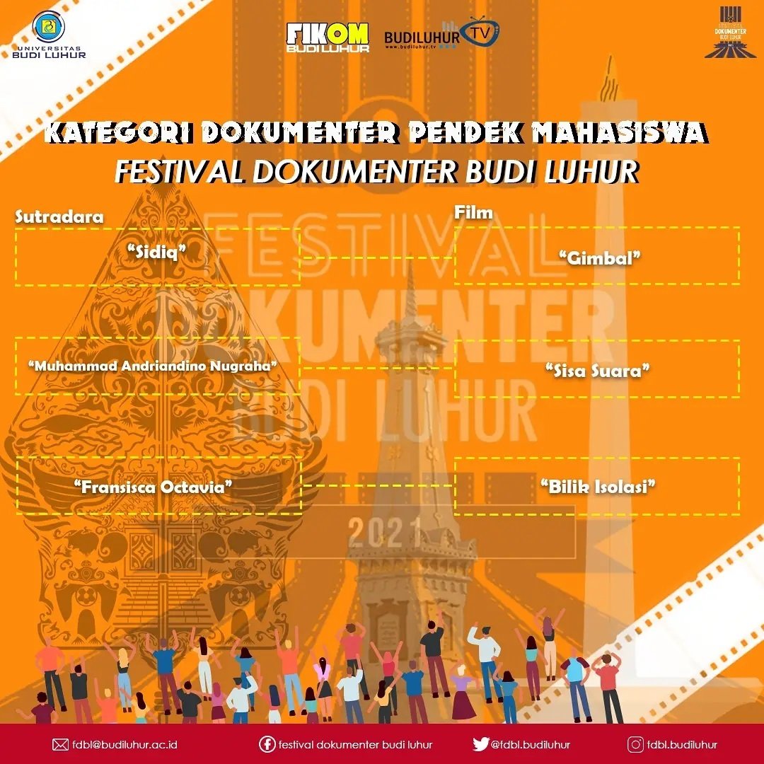 Festival Dokumenter Budi Luhur tweet media