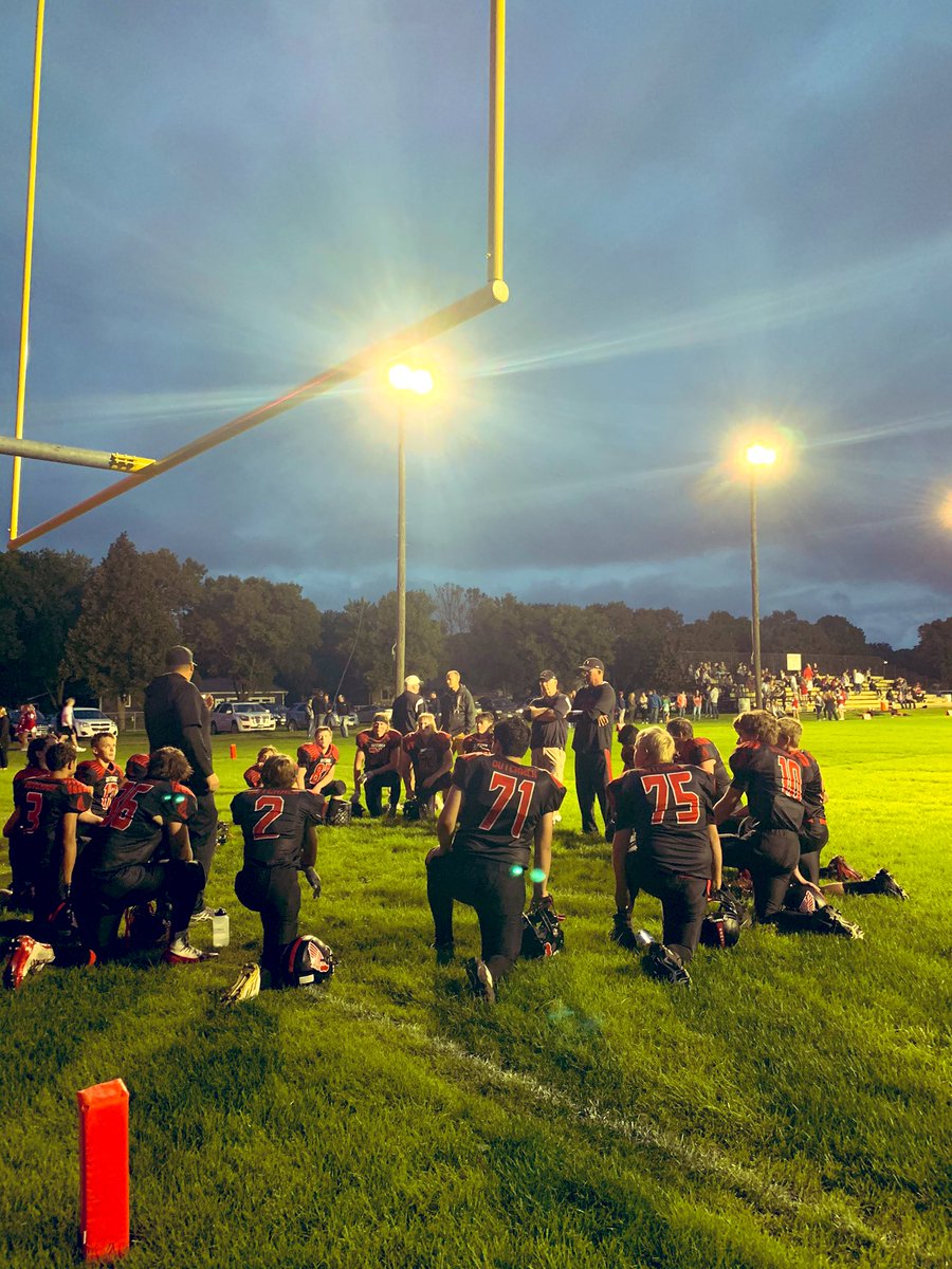 DutchmenFootB's tweet photo. Halftime score in Edgerton tonight:
Dutchmen up 46-0 https://t.co/5Qnbtzvjos