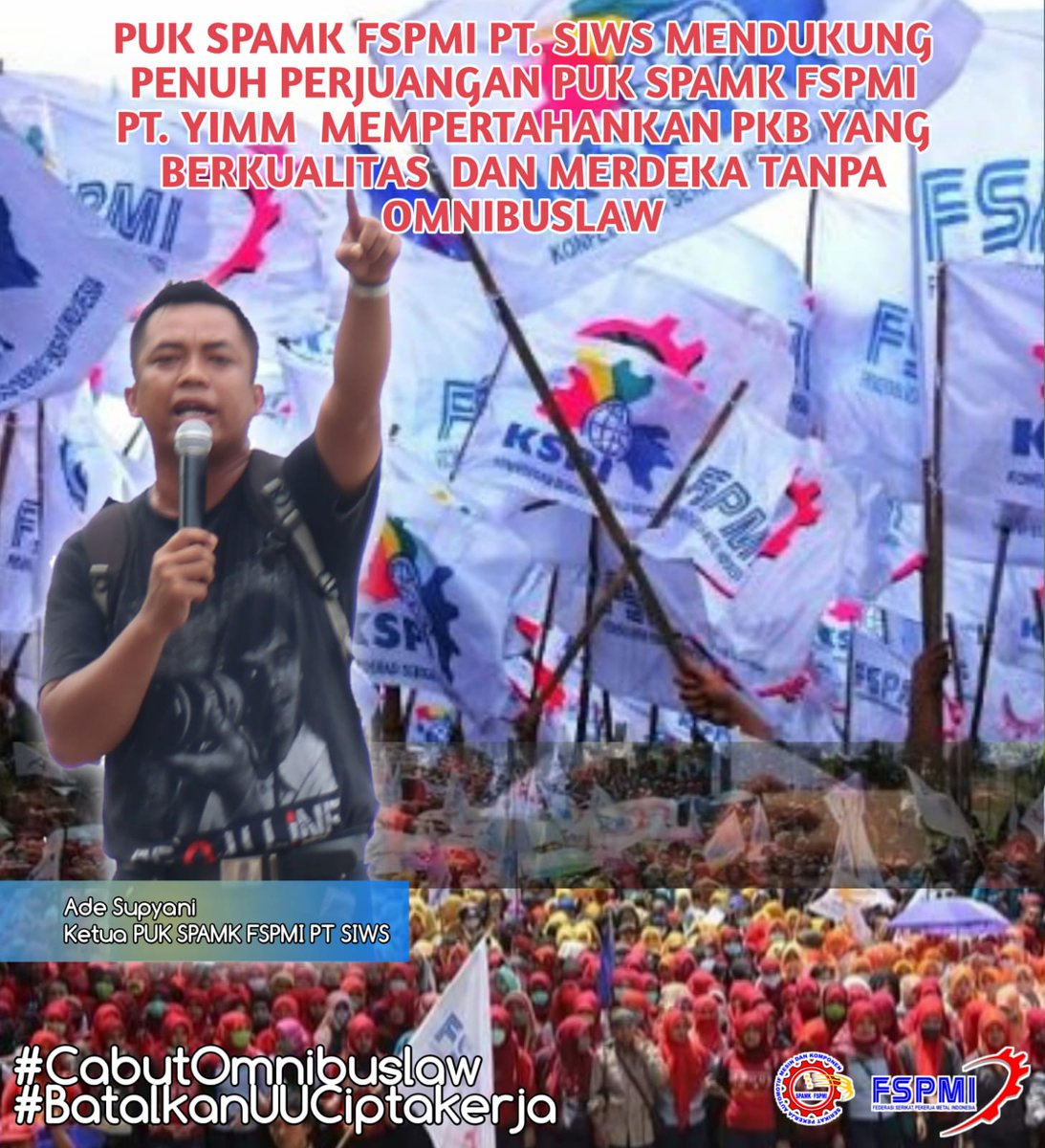 FSPMI_KSPI's tweet photo. #PKBTanpaOmnibusLaw @pukptyimm_99 @officialMKRI https://t.co/CpiXVTdUu8