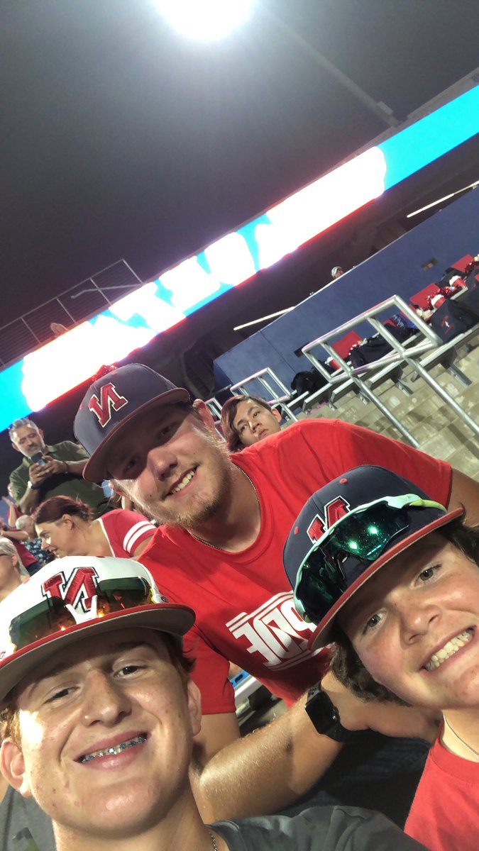 Carter Rasmussen (@carterrasmusse3) on Twitter photo Friday night lights with the <a href="/Txnbaseball/">Northwest Baseball</a> family! #texaNfamily Friday night lights with the <a href="/Txnbaseball/">Northwest Baseball</a> family! #texaNfamily