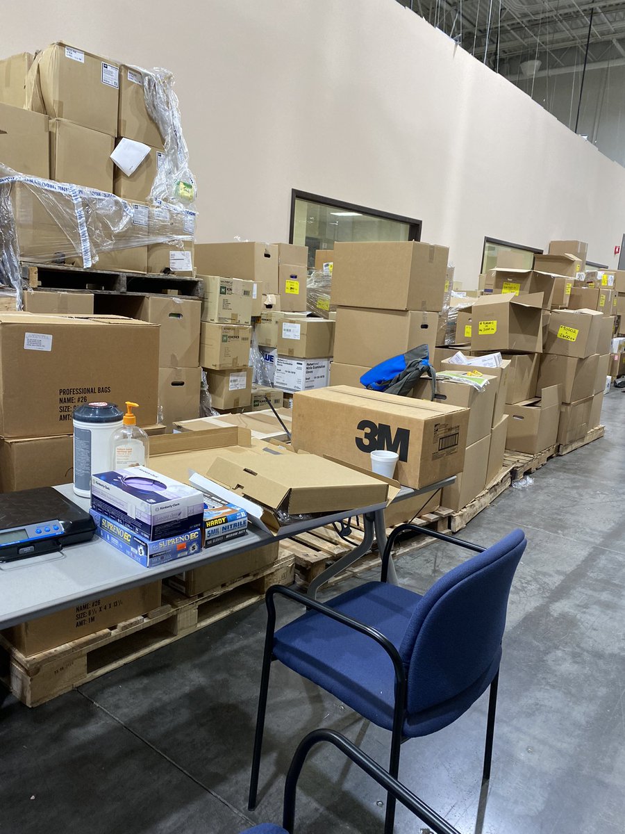 Getting PPE ready for transport to medical providers and survivors of #hurricaneIDA #covidrelief #RDU to #HUM