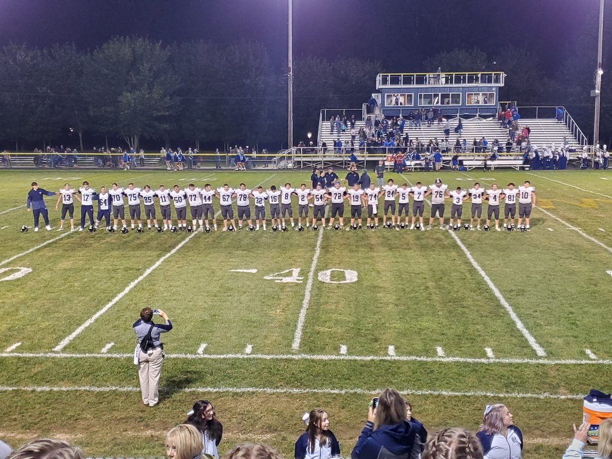 Troy3775's tweet photo. Final score from West Greene.
Burgettstown wins it 20-0. 
Congratulations to Coach Marshall on his first HC victory. 

#bluedevilborn https://t.co/s90PDzEF5Q