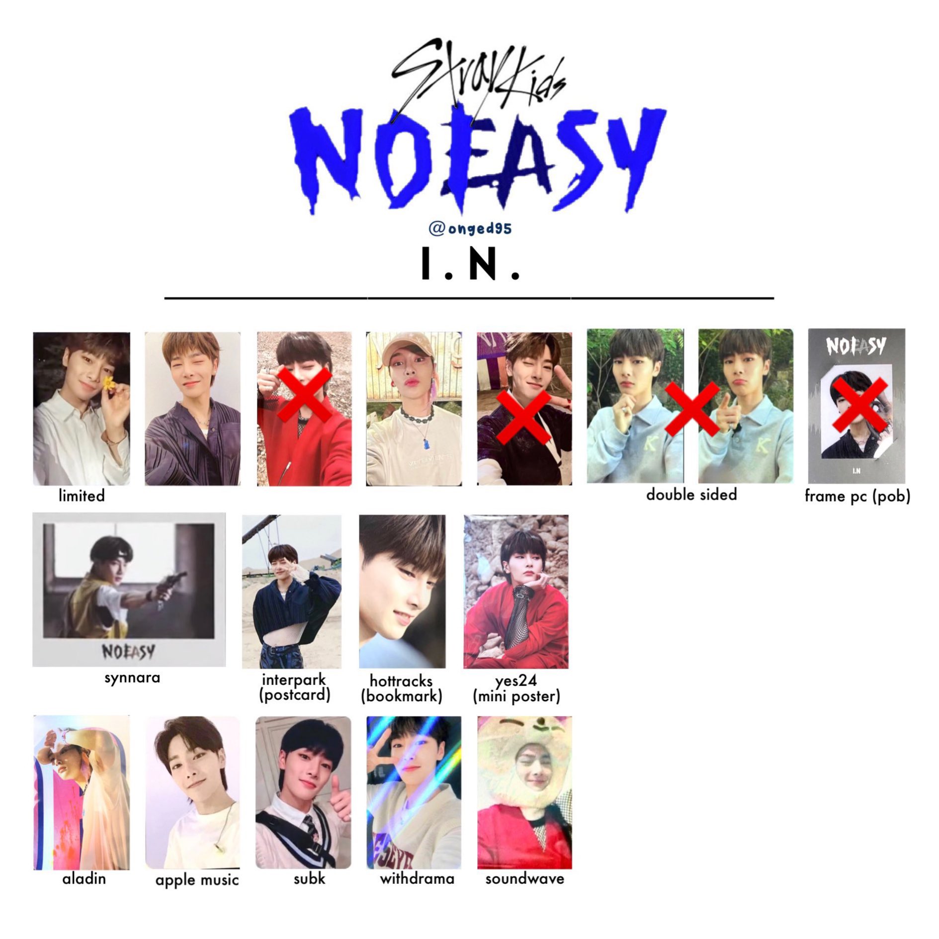 Stray Kids ヒョンジン NOEASY トレカ - アイドル