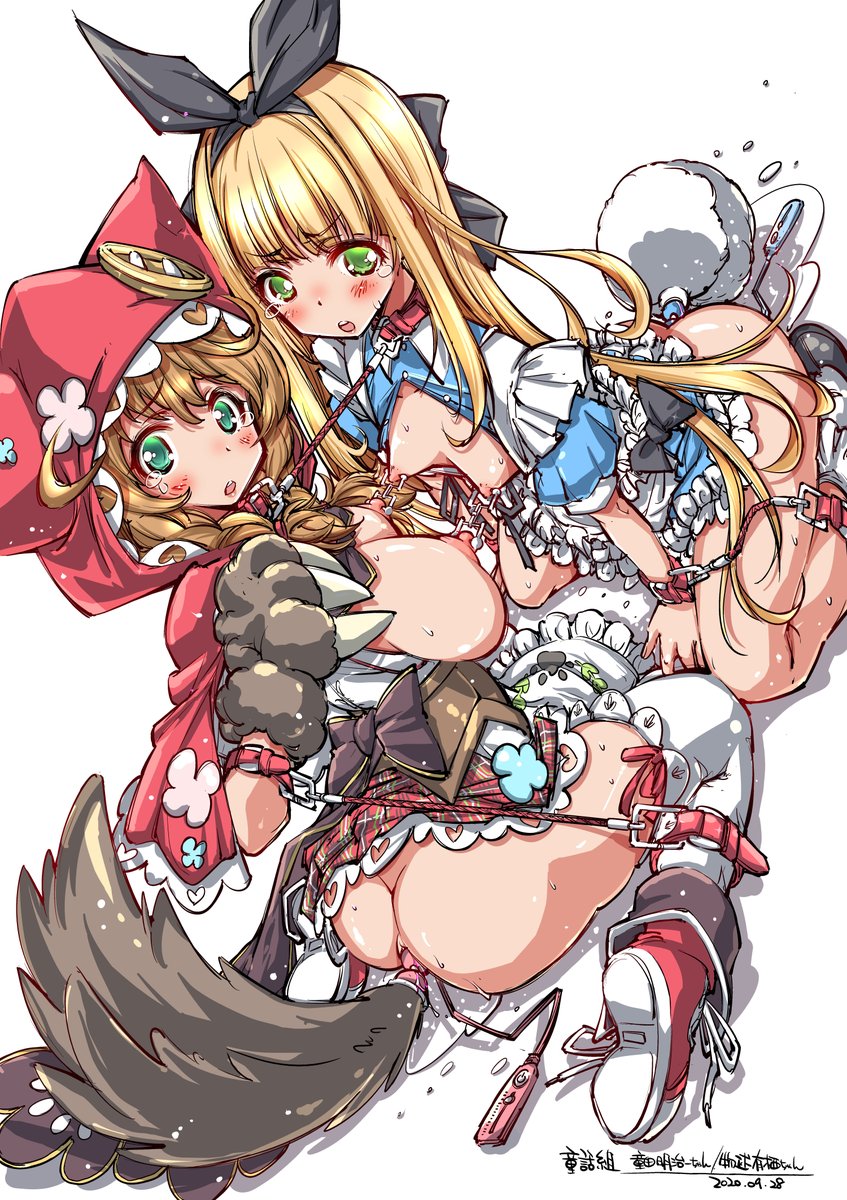 🔞乳合わせっぽいのまとめ。合わさってないのもあり〼。乳合わせは必然で女の子2人描けるから好きな構図です!😊