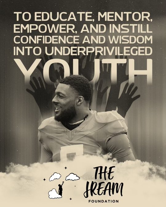kayvont's tweet photo. I’m extremely excited to present to you the launch of “The Jream Foundation,” (Journey to Readiness in Enrichment and Academic Mentorship). A foundation focused on uplifting the future of underprivileged children by allocating resources and support towards their dreams. https://t.co/2u9kzSbagA