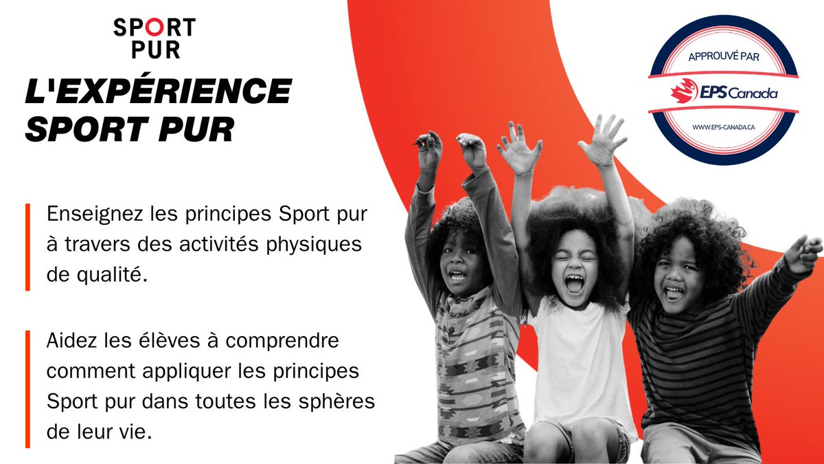 NOUVELLE RESSOURCE par @TrueSportpur : « L’Expérience Sport pur – Volume 1: S’amuser grâce au sport » aide les éducateurs d’enfants de 6-9 ans à enseigner les #PrincipesSportPur par une approche équilibrée et délibérée de l’#ÉducationPhysique. 

➡️bit.ly/3thDUfO