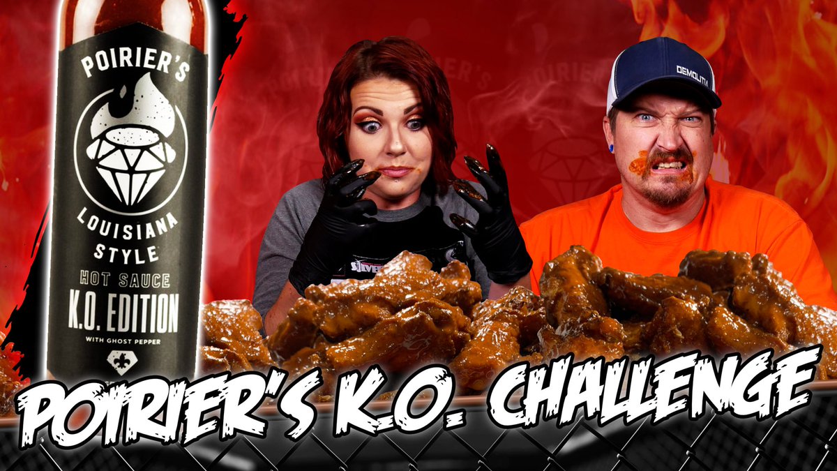 Heartbeat Hot Sauce <a href="/DustinPoirier/">The Diamond</a> KO Edition Wing Challenge youtu.be/QrkWxq0-bO0 come hang out!