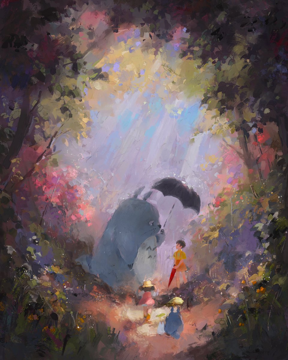 nayu_illust's tweet image. The ghibli series is growing 💕 #Ghibli