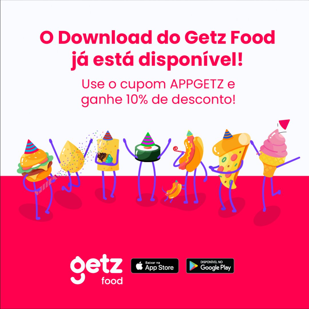 GetzFoodBr's tweet photo. Está liberado o download do Getz Food! ❤😍😱

Vocês podem baixar buscando na Play Store ou App Store, e também pode clicar no link na nossa Bio para baixar!🤘😎

#getzfood #itapevasp #meugetz #getzfoodbr #itapeva #delivery #deliverydecomida #pedeumgetz #food #betagetz https://t.co/Uoe1PNOPHF