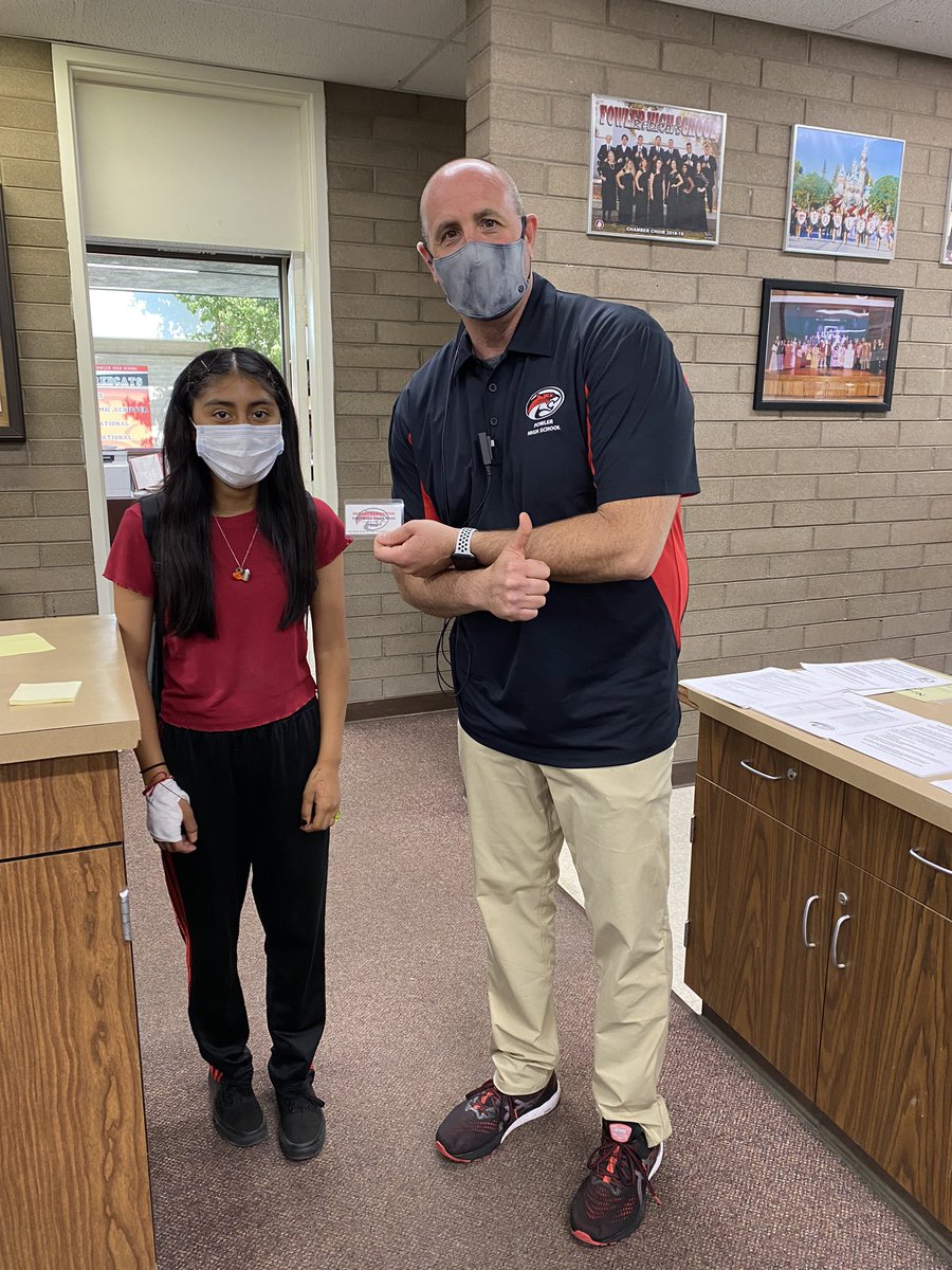 Redcats being Awesome!  Thank you to Kaytie, Reyna, Ximena for being such outstanding representatives of FHS!!