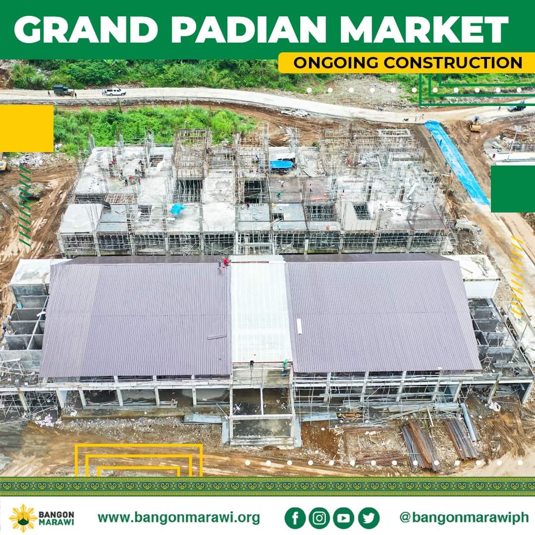 AlfredoGenom's tweet photo. The ongoing construction of the Grand Padian Market as part of the Marawi rehabilitation. 
#BangonMarawi
#MarawiRehab 🇵🇭🇵🇭🇵🇭 https://t.co/39vETwHxlv