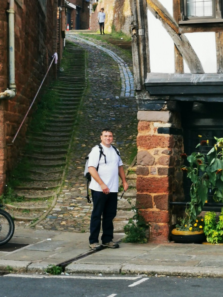 Had a lovely day in exeter. Didnt realise it was so hilly,, 🌄