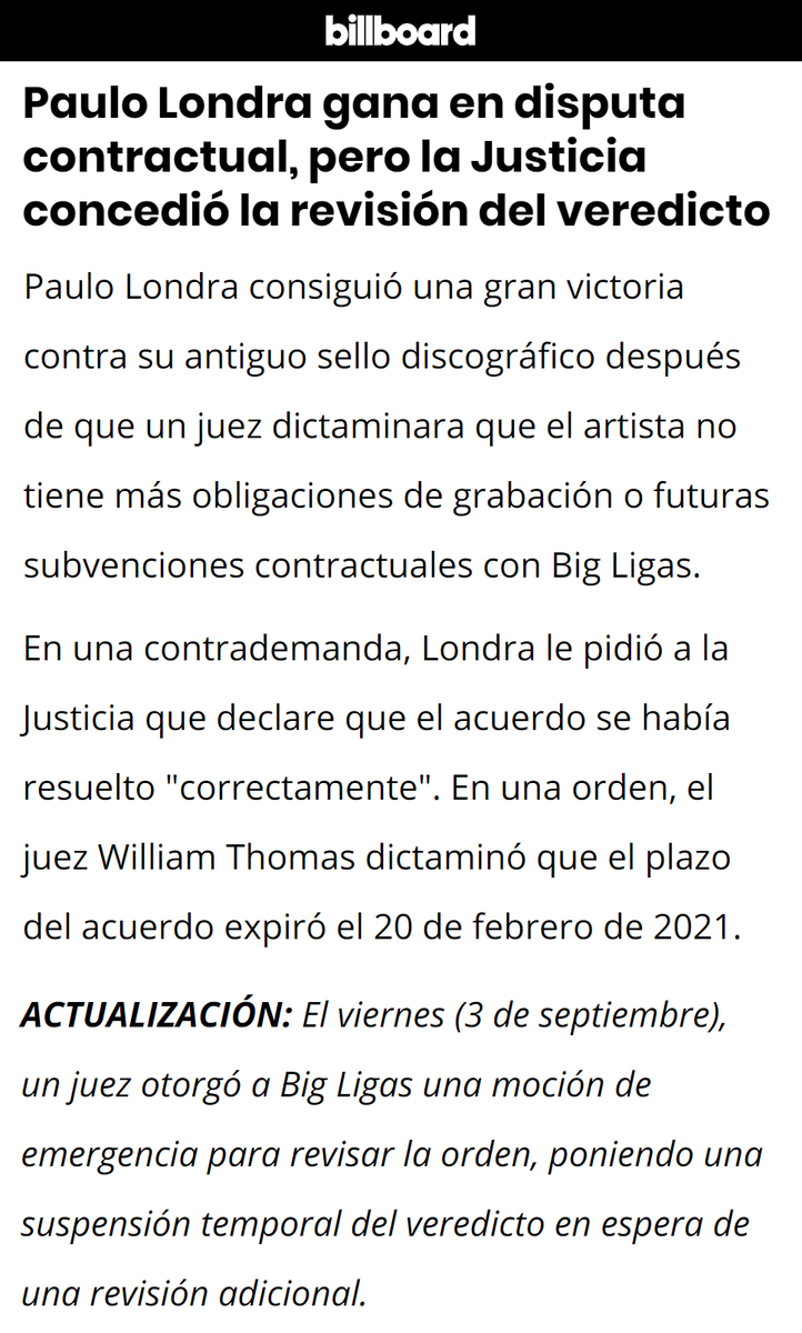 "Paulo Londra":
Por un artículo que Billboard publicó y luego corrigió
billboard.com/articles/busin…