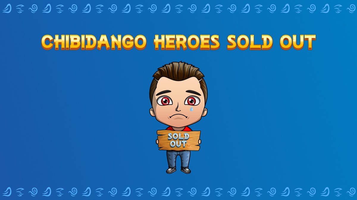 ChibidangoNFT's tweet photo. Chibidango Heroes are sold out! 🥳🥳🥳

There will be refunds and expect them in an hour or so!

Thank you everyone! This is a very happy moment for the Team and for our Friendly Community 👺

@ChibidangoNFT
 #Cardano #CNFT #CardanoNFT #NFTdrop #nftart https://t.co/uu2muqg0f1