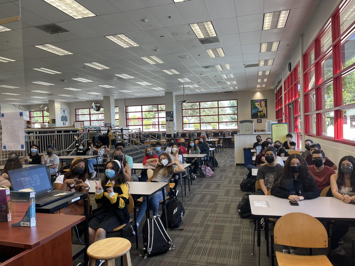 colonylibrary's tweet image. We loved meeting Ms. Martin’s students today for our monthly Book Talks! Such amazing kids 😄 Thank you Ms. Martin for always promoting reading 📚 #InCOHSLibrary