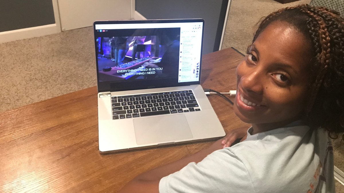 Even on a weekend, my work is never really over. In my free time, I serve with my church. Here I am working with their online social media team. #StanfordWIM #WIMMonth