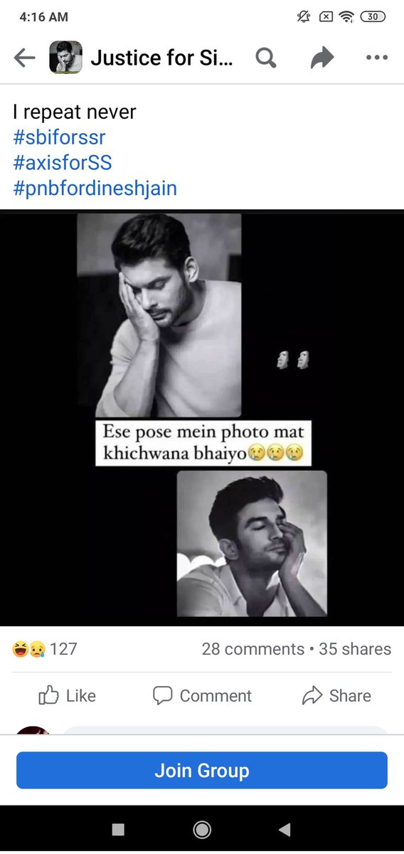 BeKeenOn's tweet image. Guys please it&apos;s a request... Facebook par jao or is grp ki dhajiya urao.... 
report block karo..
#SiddharthShukla #SidHearts #SidharthShuklaDeath #SidharthShuklaTheShiningStar #SidNaazForever #SidharthShuklafuneral