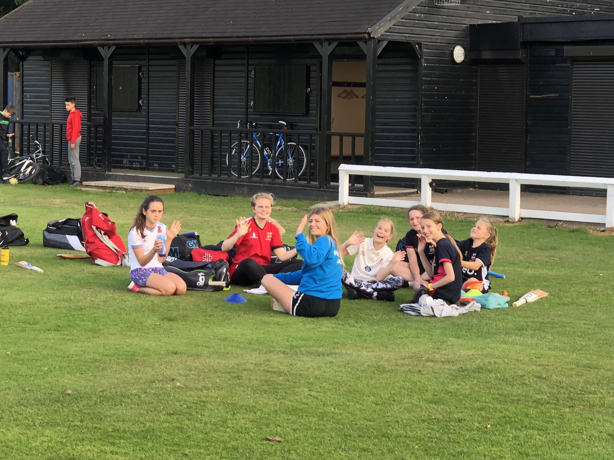 Good turnout for our final u14 coaching session tonight.  Thanks to <a href="/cathdalton57/">Catherine Dalton</a> and her team for another brilliant season of fun sessions, skills, drills and games. @tomoverington <a href="/amyhills44/">Amy</a> <a href="/EricaHobnob/">Erica</a> <a href="/JosephParry32/">Joe Parry</a> and Luke 👏👏🏏❤️  #TeamHutton
