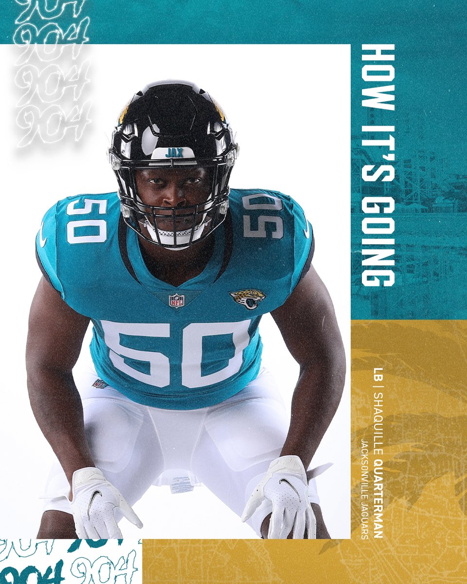 Jaguars's tweet photo. "It's a real dream come true. I have so many friends and loved ones who support us here in the city. Having this opportunity, I definitely don't take it for granted." - @OgBoobie_Shaq 

#904Day | #DUUUVAL https://t.co/I36NITZGIT
