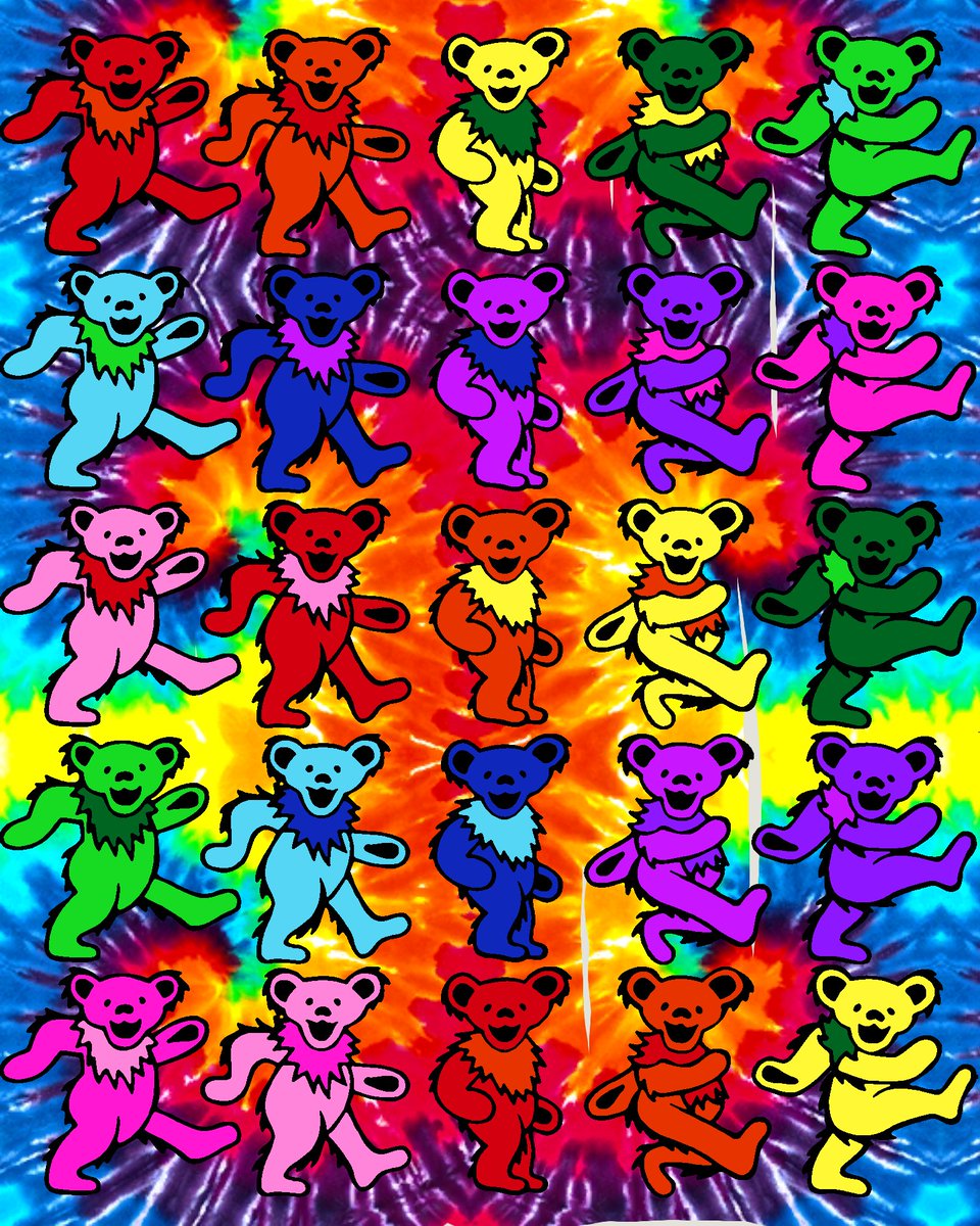 ColorCollabApp's tweet image. Check out the winners of our #GratefulDead Dancing Bears competition. 

Comment below with your favorite of the 3!