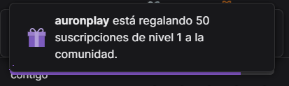InfoAuron's tweet photo. 📢 || ¡Auron regaló 100 subs al canal de Biyin! https://t.co/0koPIT52Px