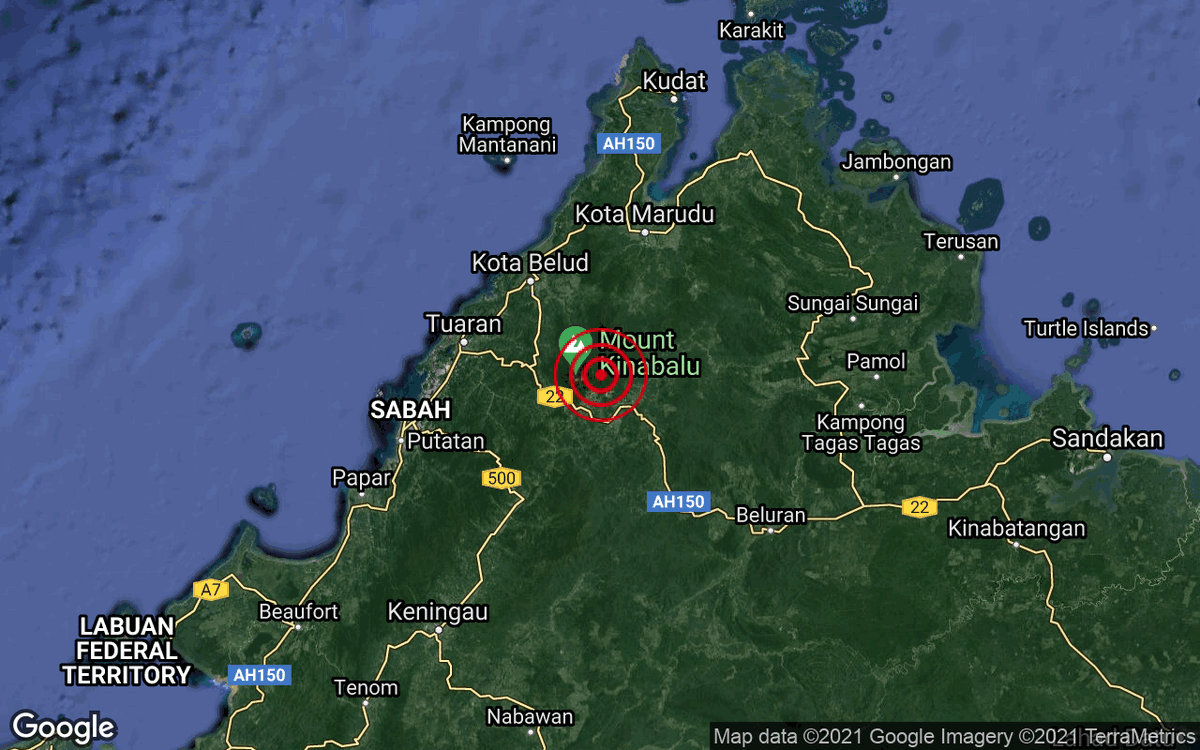 metmalaysia's tweet photo. GB lemah M3.4 berlaku di Kundasang,Sabah pada 6:20 pg, 4/9/21  terletak di 6.1° U &amp; 116.6° T  berkedalaman 10 km.Gegaran mungkin dirasai di sekitar Kundasang dan Ranau,Sabah.
#MenangBersama
#LindungDiriLindungSemua
#METMalaysia
#gempabumiMETMalaysia
#mygempa.met.gov.my https://t.co/BRMaC6Mn1e
