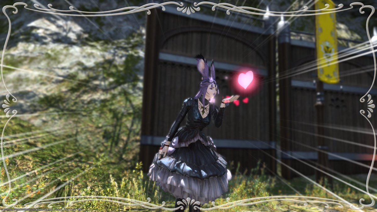 gothbunny♥ glam!! 
#ff14 #viera