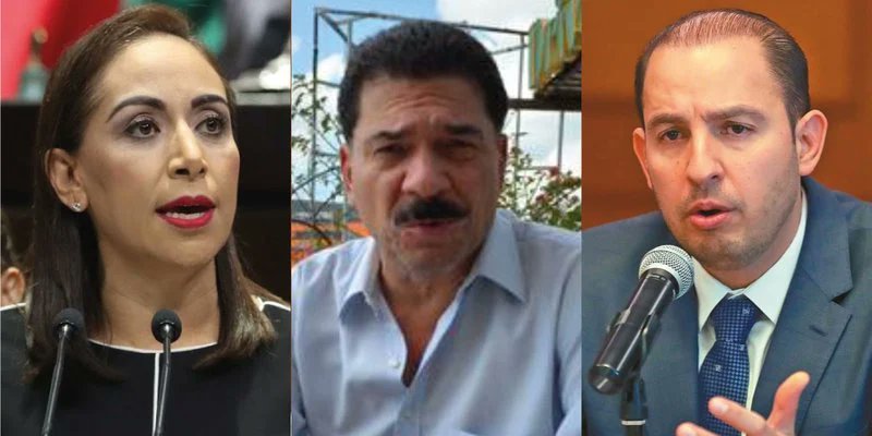 La @CONECEN2021 informó que ha recibido las cartas de intención para contender a la presidencia del PAN de <a href="/AdrianaDavilaF/">Adriana Dávila</a>, <a href="/gerardopriegot/">Gerardo Priego Tapia</a> y <a href="/MarkoCortes/">Marko Cortés</a>, quienes buscan la presidencia de este partido para el periodo 2021 - 2024.  politico.mx/_/vTD