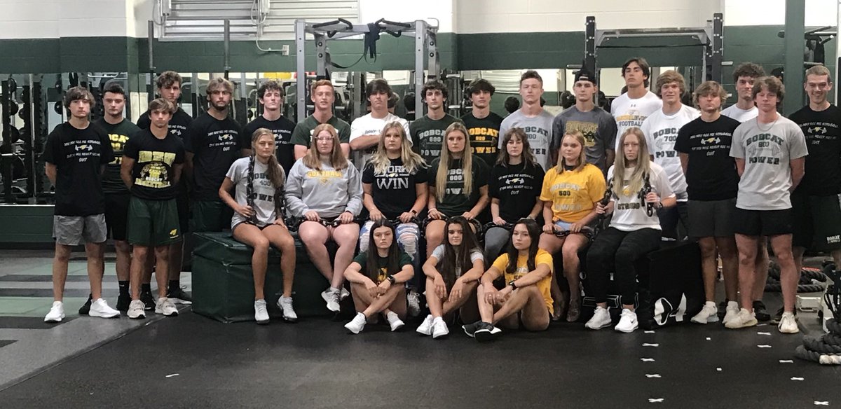 BobcatPower's tweet image. Our 2021 400% Club!  These students committed to having 100% attendance in our summer strength and conditioning program all four years of high school.  They are an outstanding group of young people!