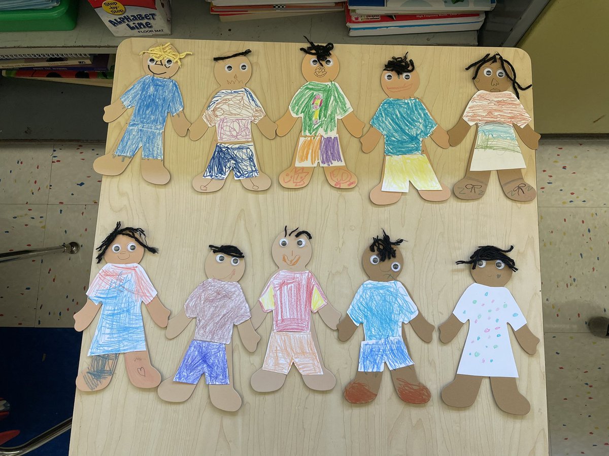 Today in class we read the book “The Colors of Us” and discussed that even though we look different; we think, feel, and act the same. Then, students made an arts and craft where they created themselves! <a href="/mlk_elementary/">MLK Elementary School</a>