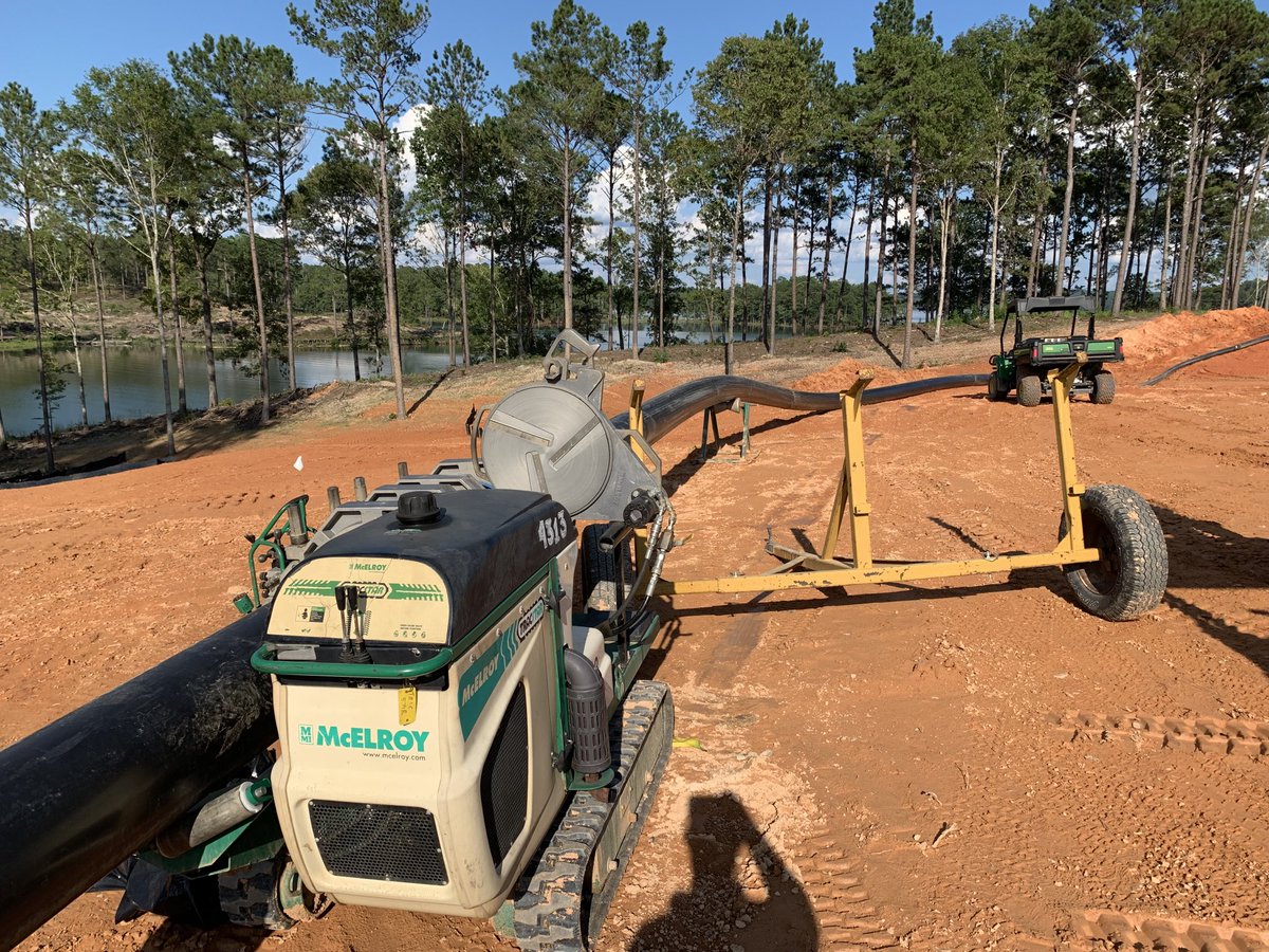 ⁦<a href="/LandscapesGolf/">Landscapes Golf Management</a>⁩ installing the first section of mainline at Wicker Point!