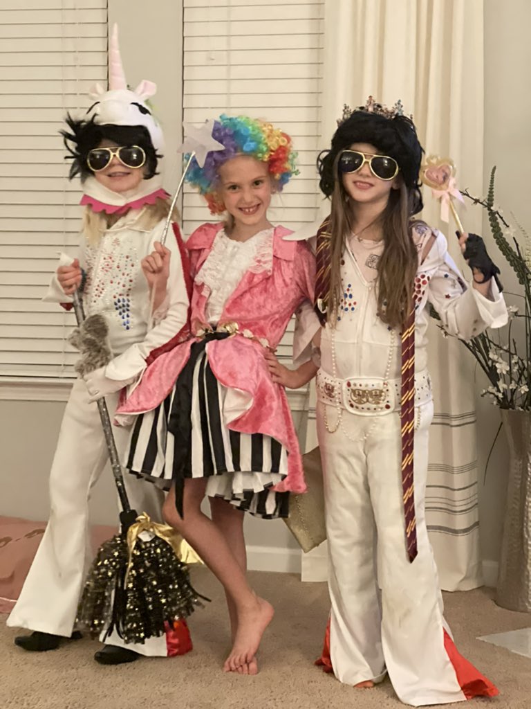 I’m betting my night is more entertaining than yours. 😂🤣 #squad #ramseyjaneturns9 #elviscorn #sally #elvisprincess