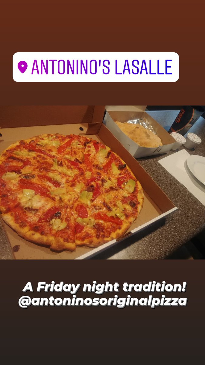 Mike Kakuk (@radiomike519) on Twitter photo A Friday night tradition. <a href="/antoninospizza_/">Antonino's Original Pizza</a> !!! #pizza #YQG #cklw @mikelisa800 <a href="/am800cklw/">AM800 CKLW</a> A Friday night tradition. <a href="/antoninospizza_/">Antonino's Original Pizza</a> !!! #pizza #YQG #cklw @mikelisa800 <a href="/am800cklw/">AM800 CKLW</a>