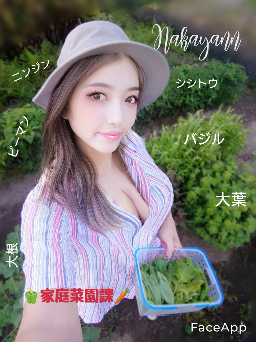 ikeike_nakayann's tweet photo. 再びおはようございます💕
中やんはやっぱりコレ🫑畑の紹介ね🥕
ダメよん真ん中ばかり見ちゃ💓
改めて今日もよろしくネ‼️
✽SB✽リハビリ中🙏
#カコジョ
#faceapp #snow #BodyEditor #Remini #PhotoLayers #DailyKakojoRanking
#家庭菜園カコジョ #家庭菜園 https://t.co/O3vsXFWdSf