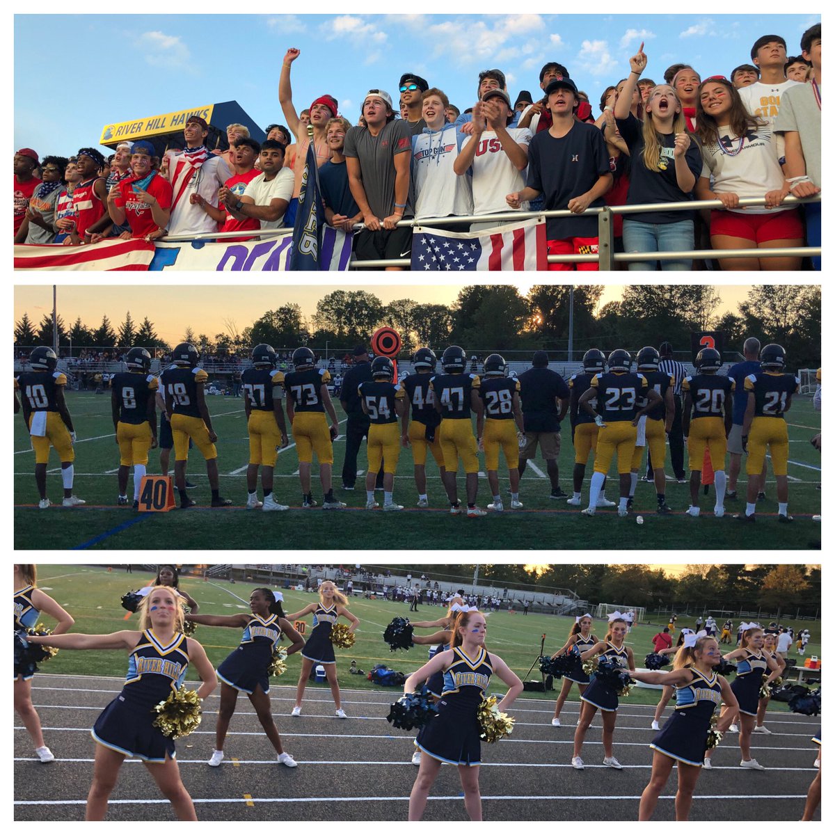 Hawk spirit in the house! Scoreless in the second. Hawks gaining momentum with a sack.